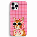 🐱 Retro Pembe Kedi Tasarımlı Telefon Kılıfı – Cool Cat