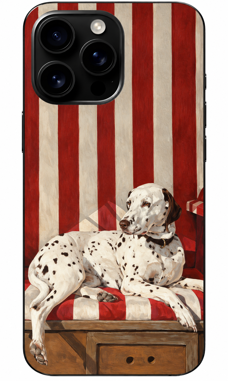 🐾 Dalmaçyalı Köpek Desenli Retro Telefon Kılıfı