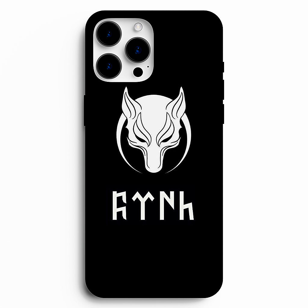 🐺 Minimal Bozkurt – Göktürk Temalı Telefon Kılıfı