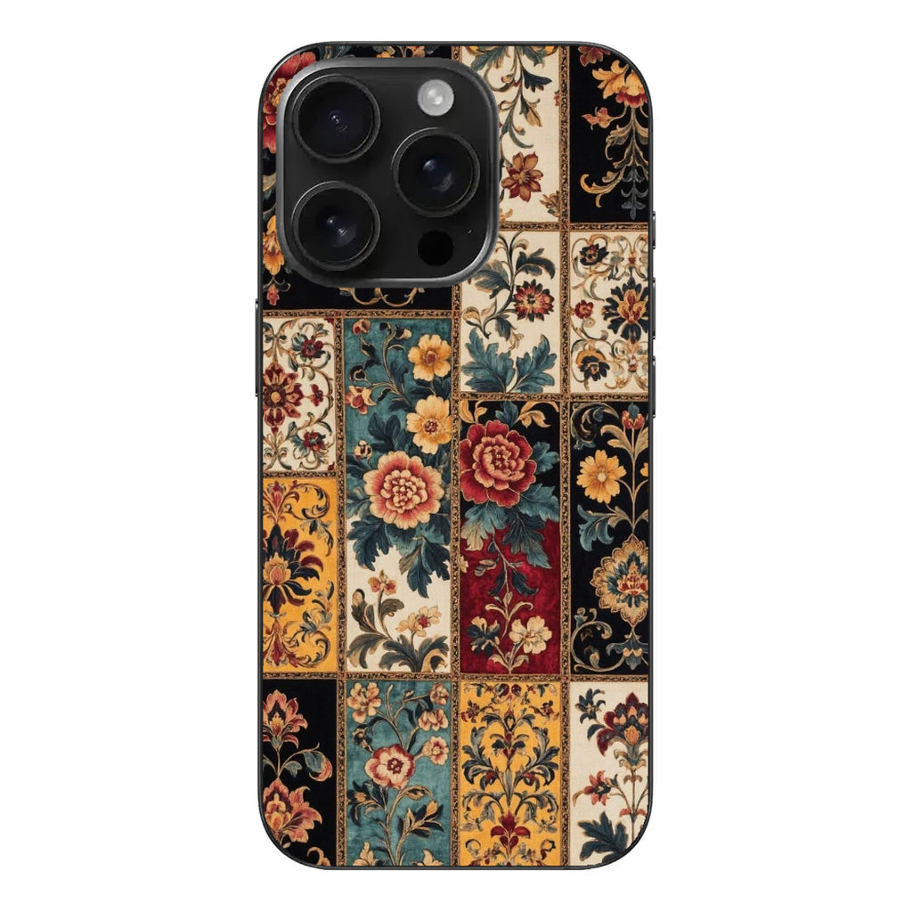 🌺 Heritage Garden – Vintage Çiçek Motifli Telefon Kılıfı