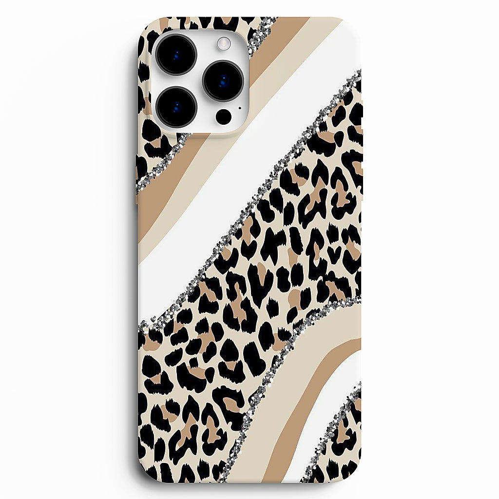 ✨ Silver Leopard Premium Telefon Kılıfı