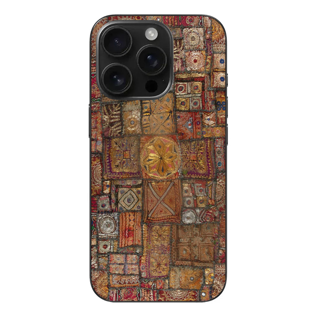 Bohem Patchwork – Etnik Desenli Premium Telefon Kılıfı