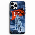 🐺🇹🇷 Bozkurt & Türk Bayrağı – Özel Tasarım Telefon Kılıfı
