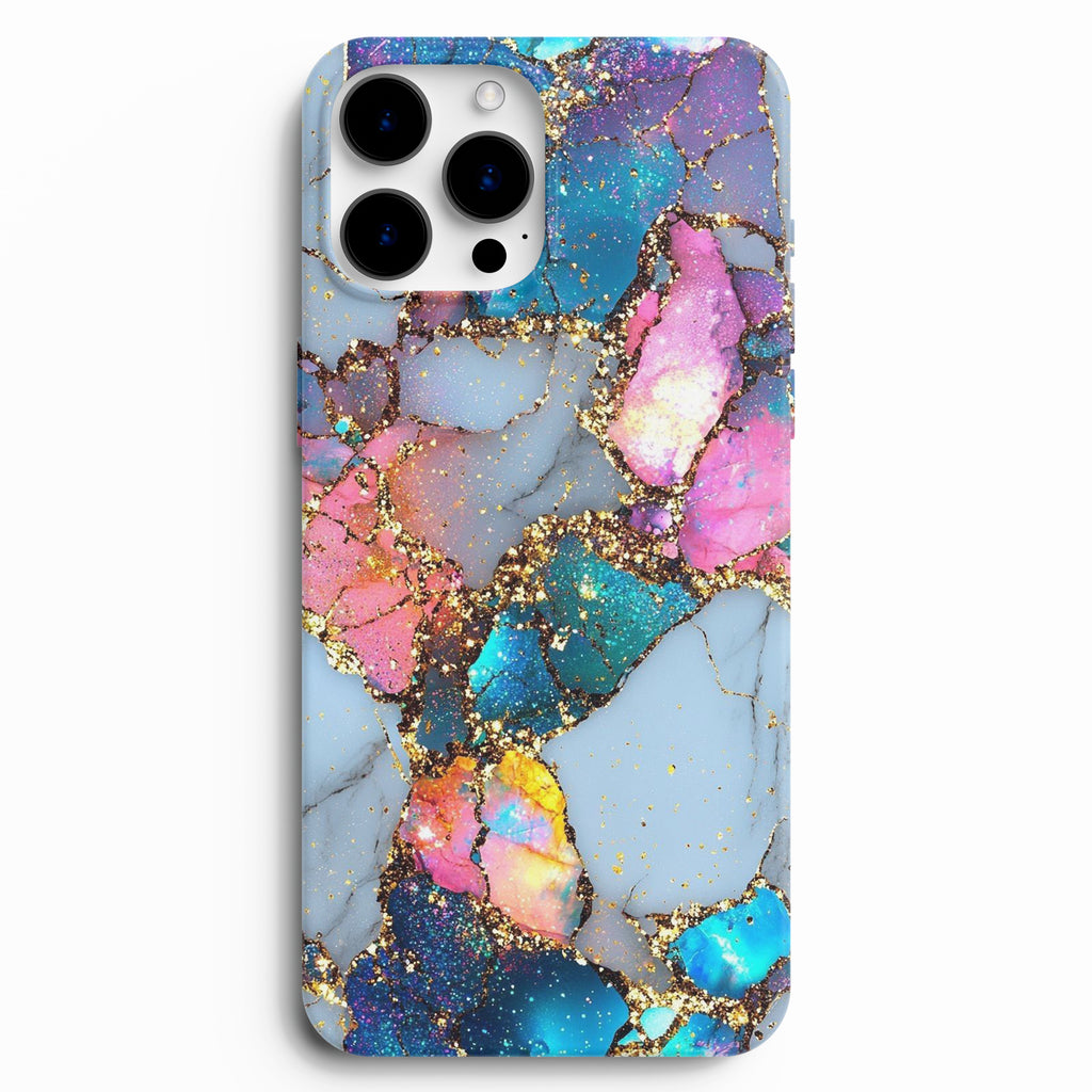 💎 Aurora Gold Taş Desenli Telefon Kılıfı