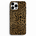✨ Golden Glitter Leopard Telefon Kılıfı