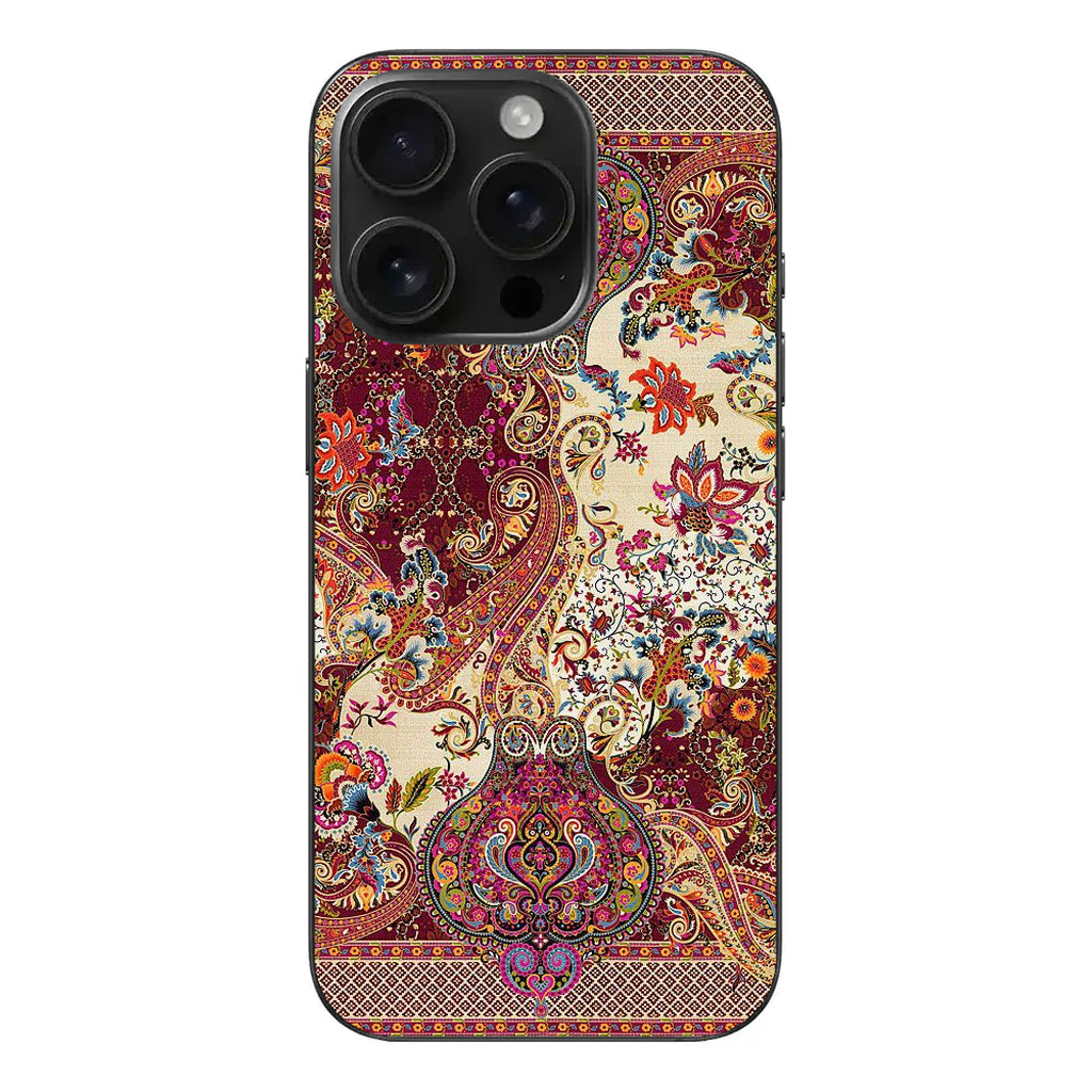 Otantik Şal Deseni – Renkli Etnik Telefon Kılıfı