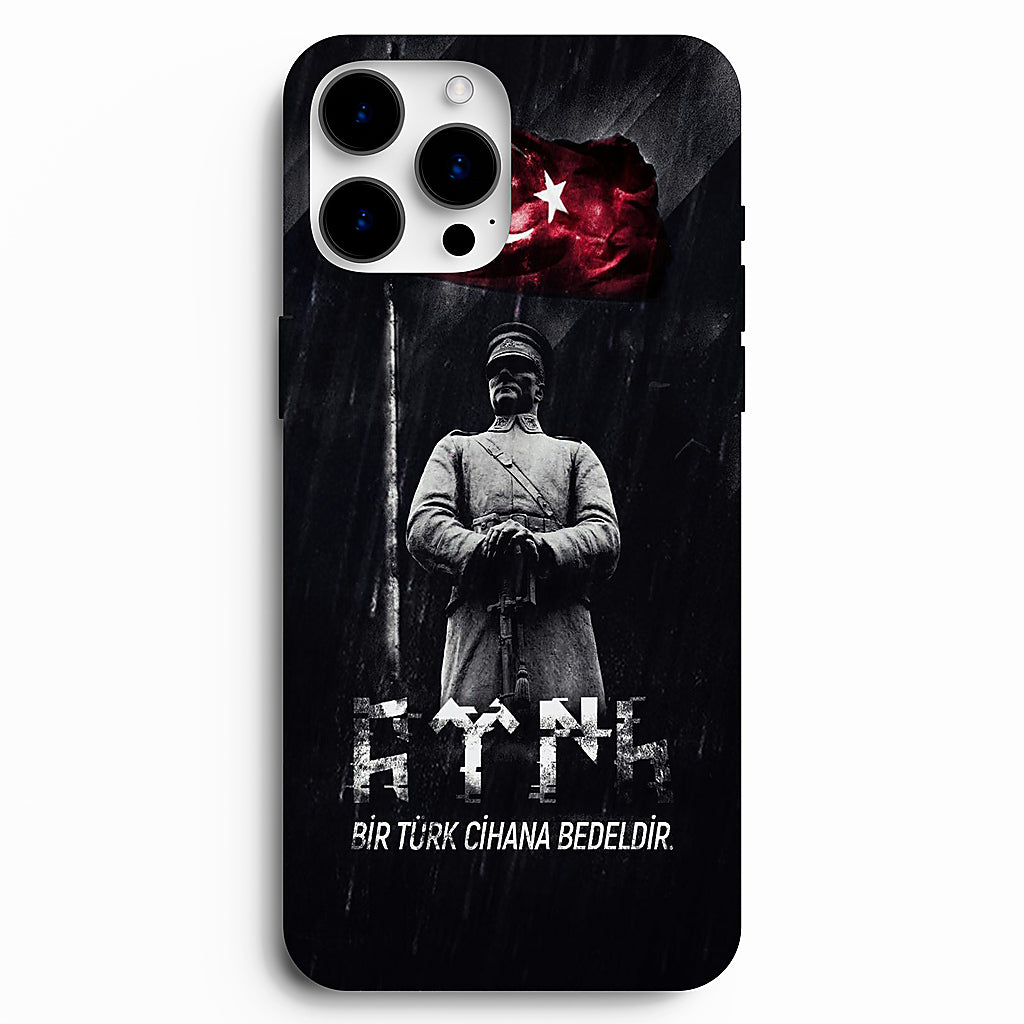 🇹🇷 Atatürk & Türk Bayrağı – Özel Tasarım Telefon Kılıfı