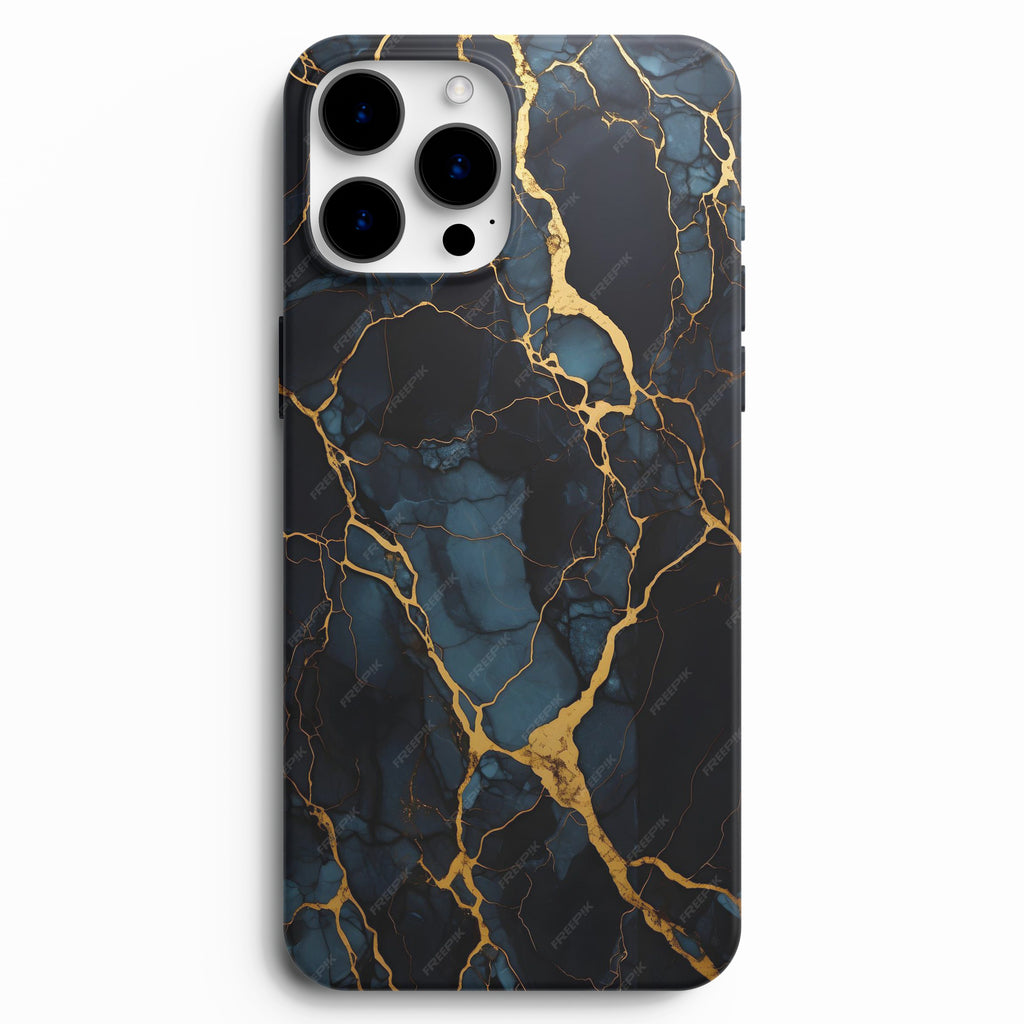 🖤 Midnight Gold Mermer Telefon Kılıfı
