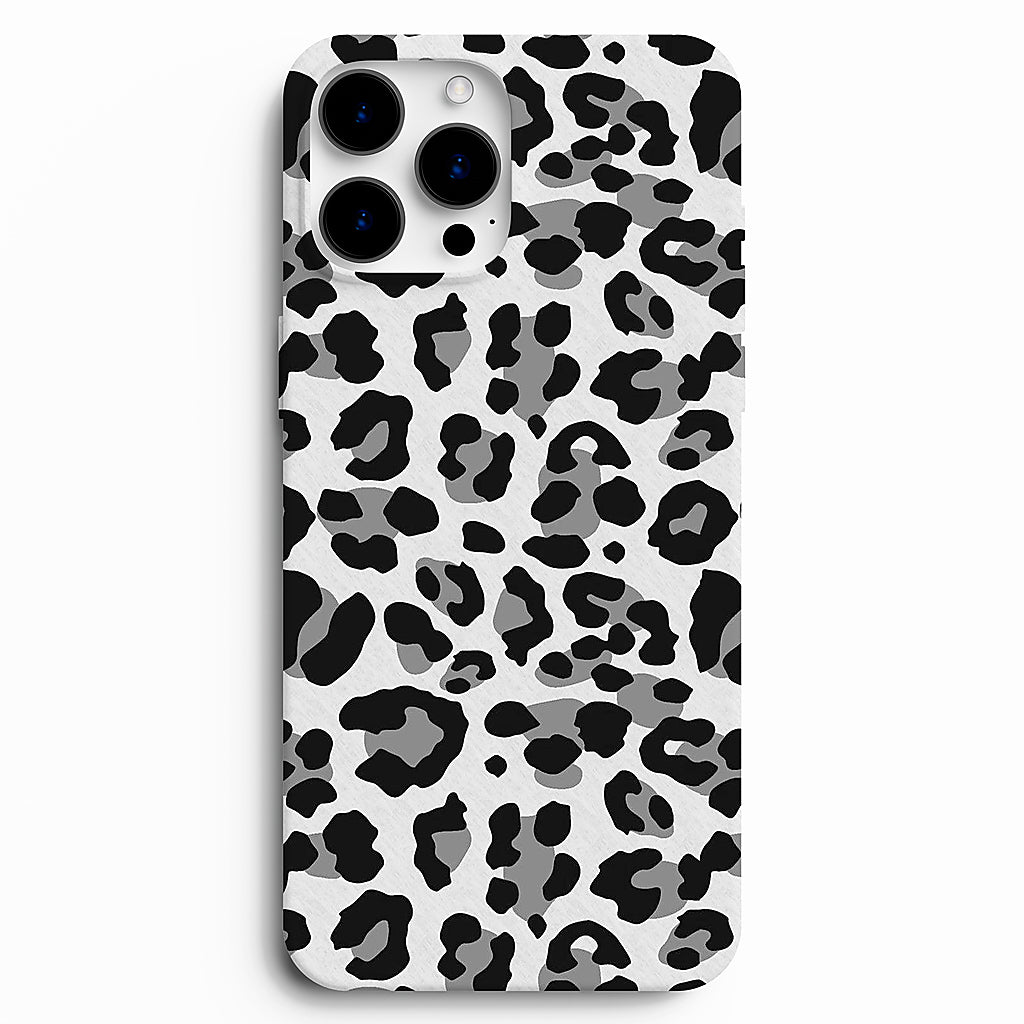 🖤 Monochrome Leopard Telefon Kılıfı