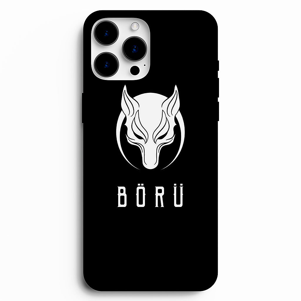 🐺 BÖRÜ – Minimal Bozkurt Tasarımlı Telefon Kılıfı