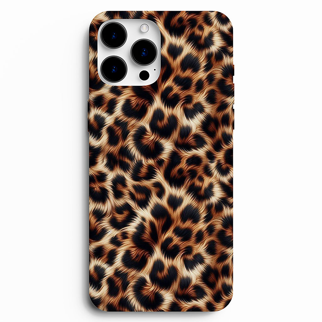 🐆 Lüks Leopar Dokulu Telefon Kılıfı
