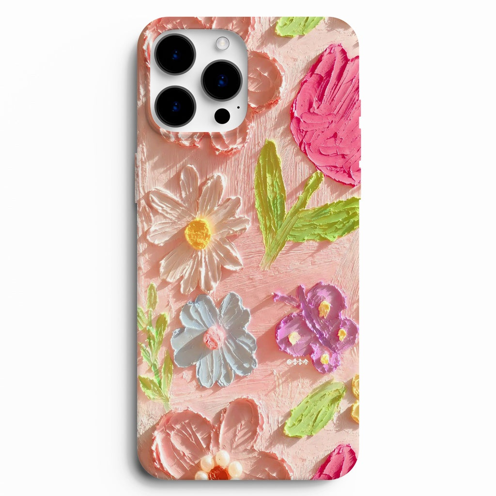🌺 Pastel Bahçe – Çiçek Desenli Telefon Kılıfı