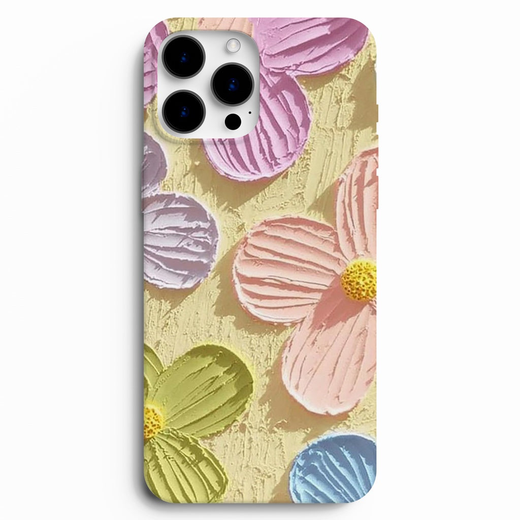 🌸 Pastel Harmony – Renkli Çiçek Desenli Telefon Kılıfı