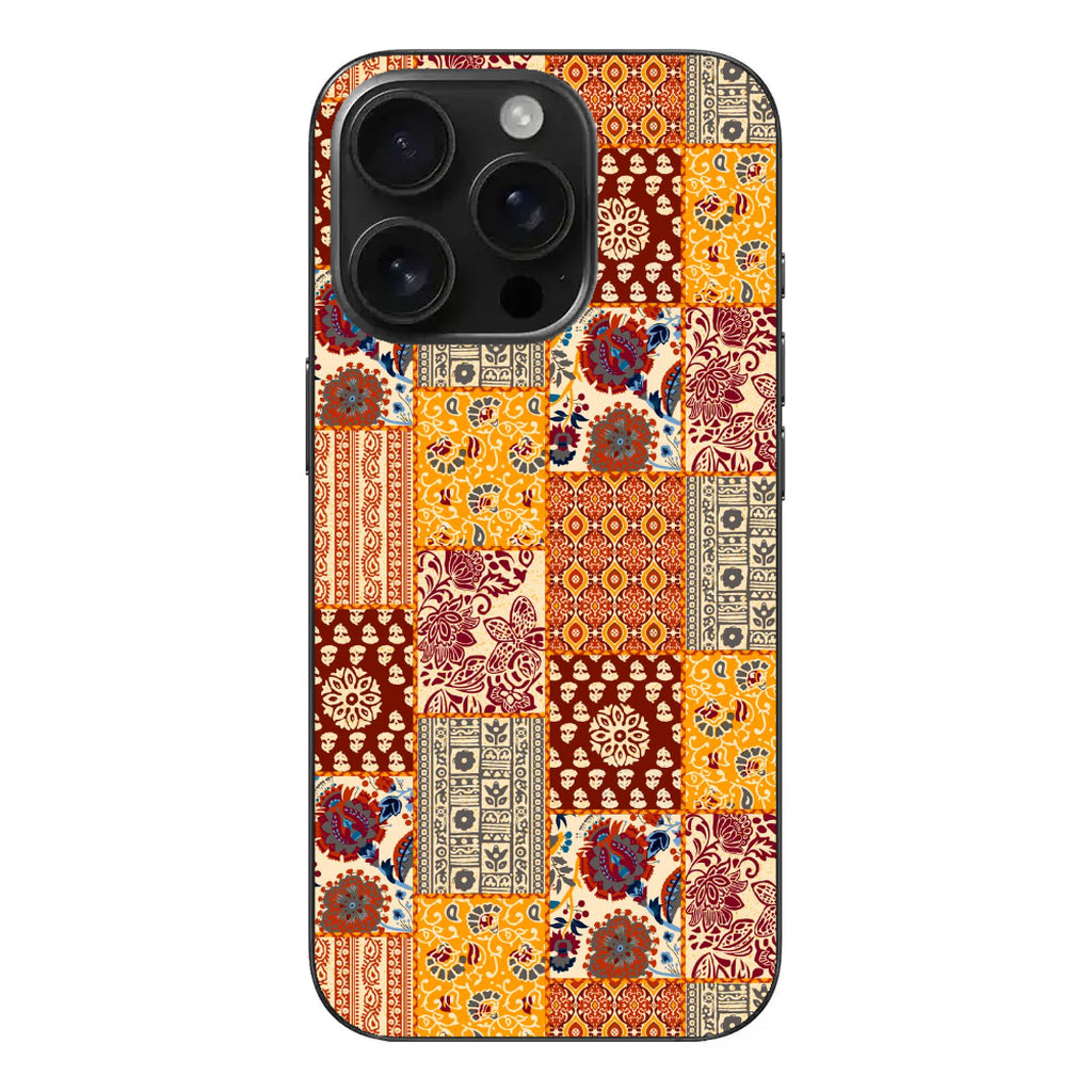 Anadolu Mozaik – Etnik Patchwork Desenli Telefon Kılıfı