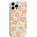 🌼 Pastel Flower Garden – Renkli Çiçek Desenli Telefon Kılıfı