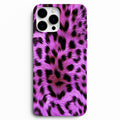 💜 Purple Wild – Mor Leopar Desenli Telefon Kılıfı