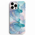 🩵 Aqua Dream – Pastel Mavi Mermer Telefon Kılıfı