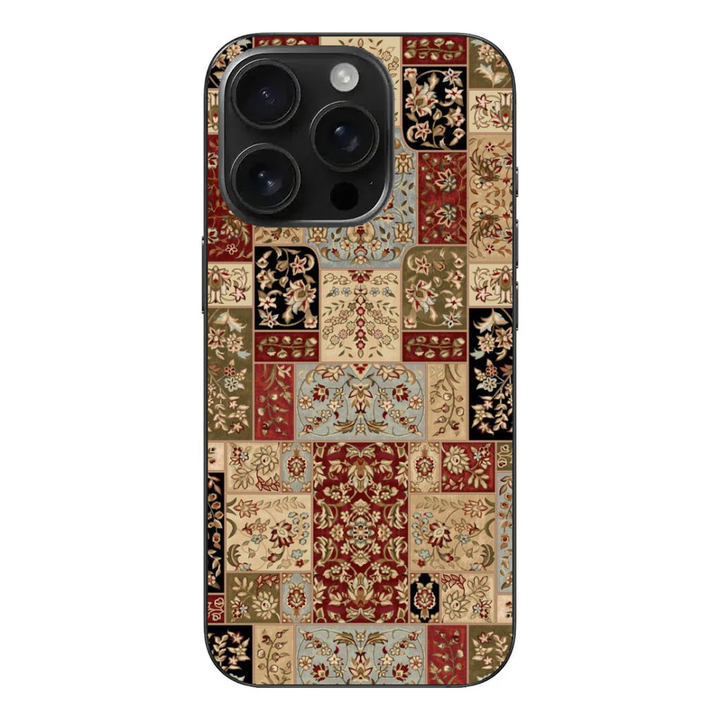 Anadolu Zarafeti – Patchwork Çiçek Desenli Telefon Kılıfı
