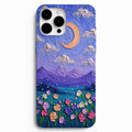 🌙 Moonlight Garden – Ay Işığında Çiçek Bahçesi Telefon Kılıfı