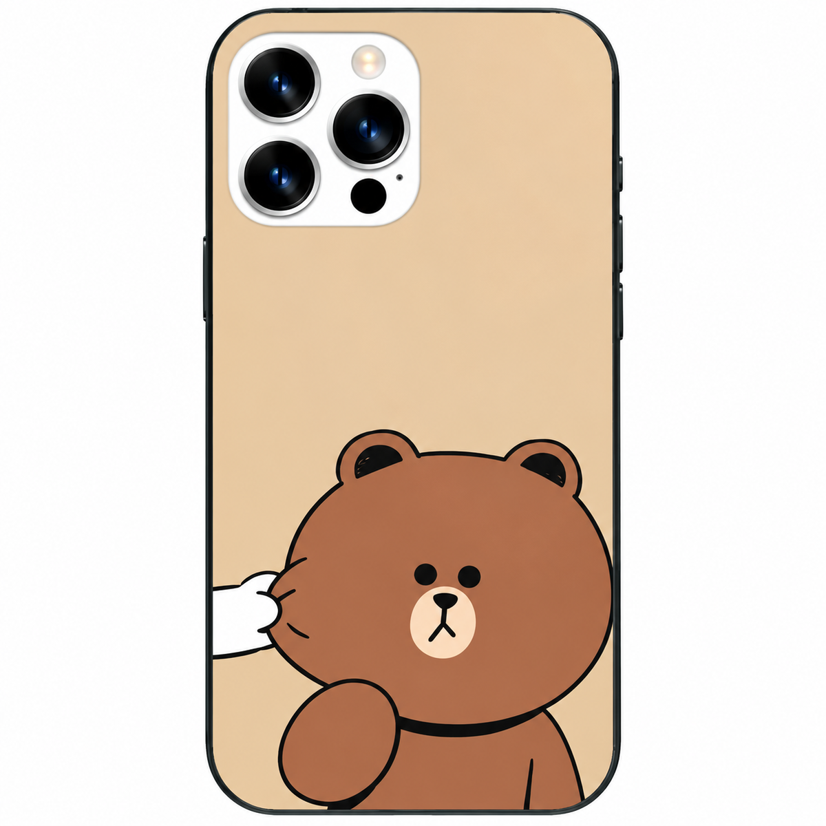 🐻 Brown Bear – Sevimli Ayıcık Telefon Kılıfı