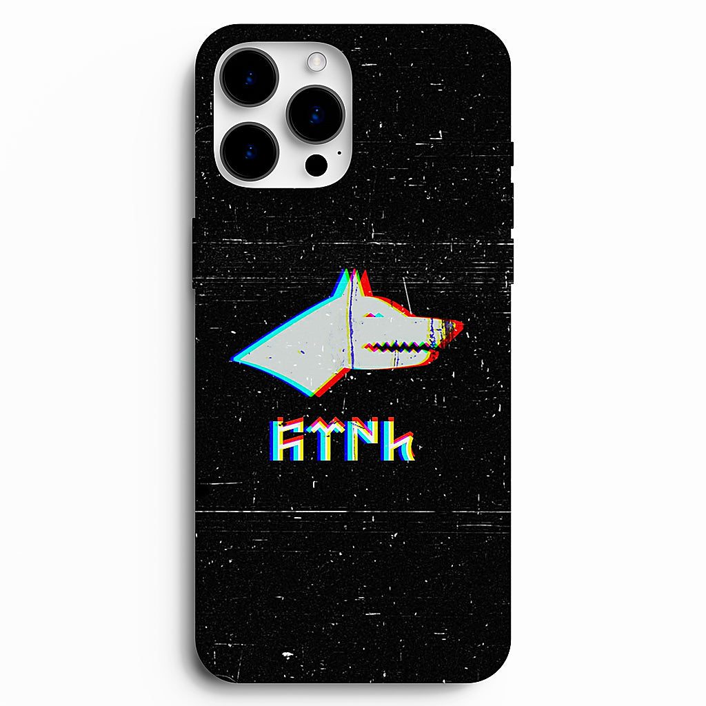 🐺 Göktürk Bozkurt – Modern Glitch Tasarımlı Telefon Kılıfı