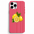 🍋 Limon Esintisi – Çizgili Tasarım Telefon Kılıfı
