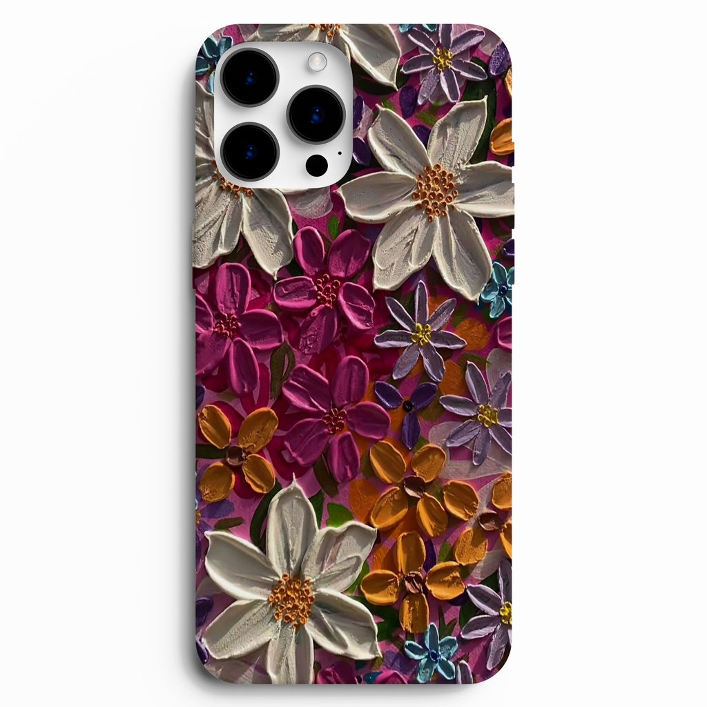 🌺 Mystic Bloom – Premium Çiçek Desenli Telefon Kılıfı