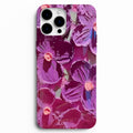 🌺 Purple Passion – Mor Çiçek Desenli Telefon Kılıfı