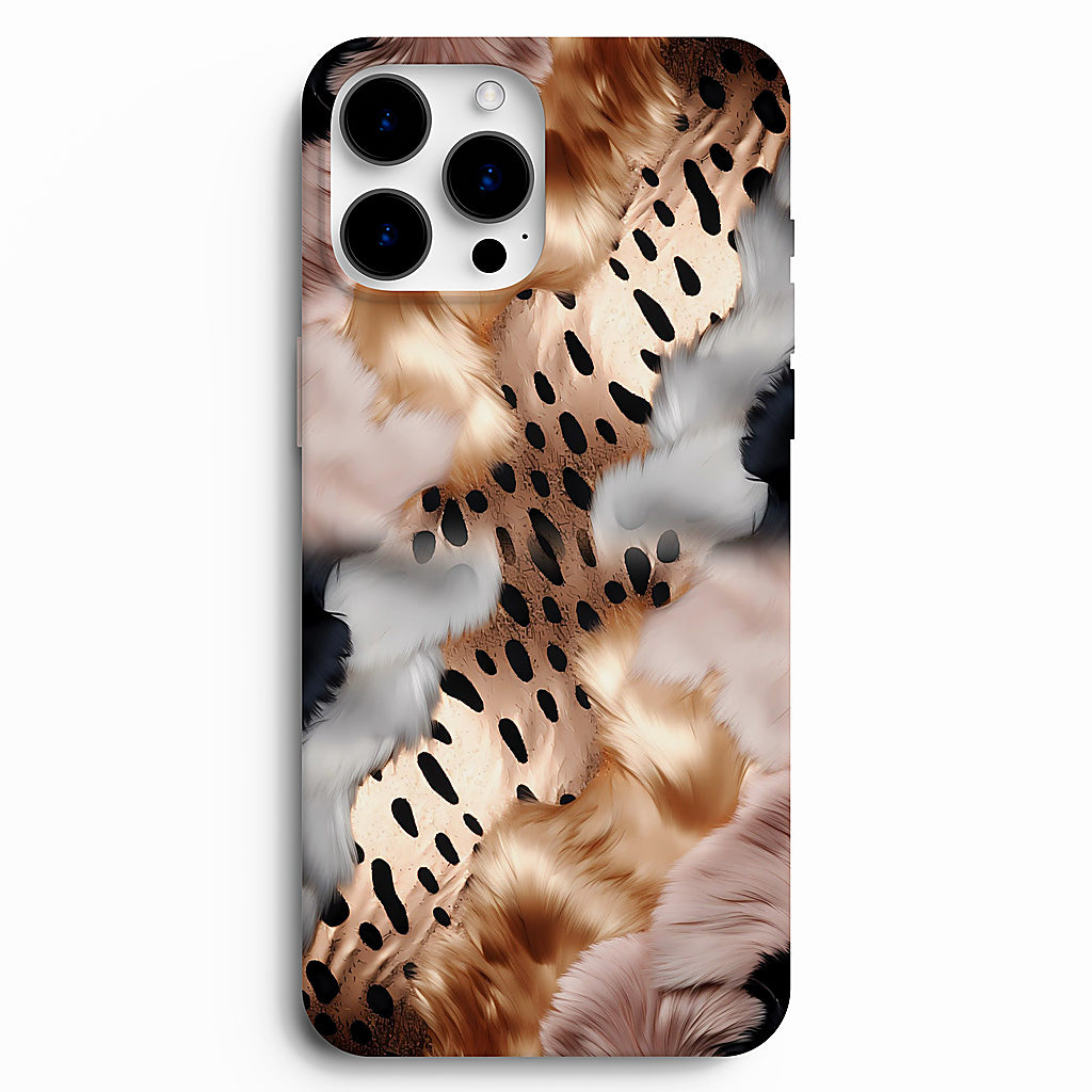 ✨ Soft Wild – Pastel Leopar Desenli Telefon Kılıfı