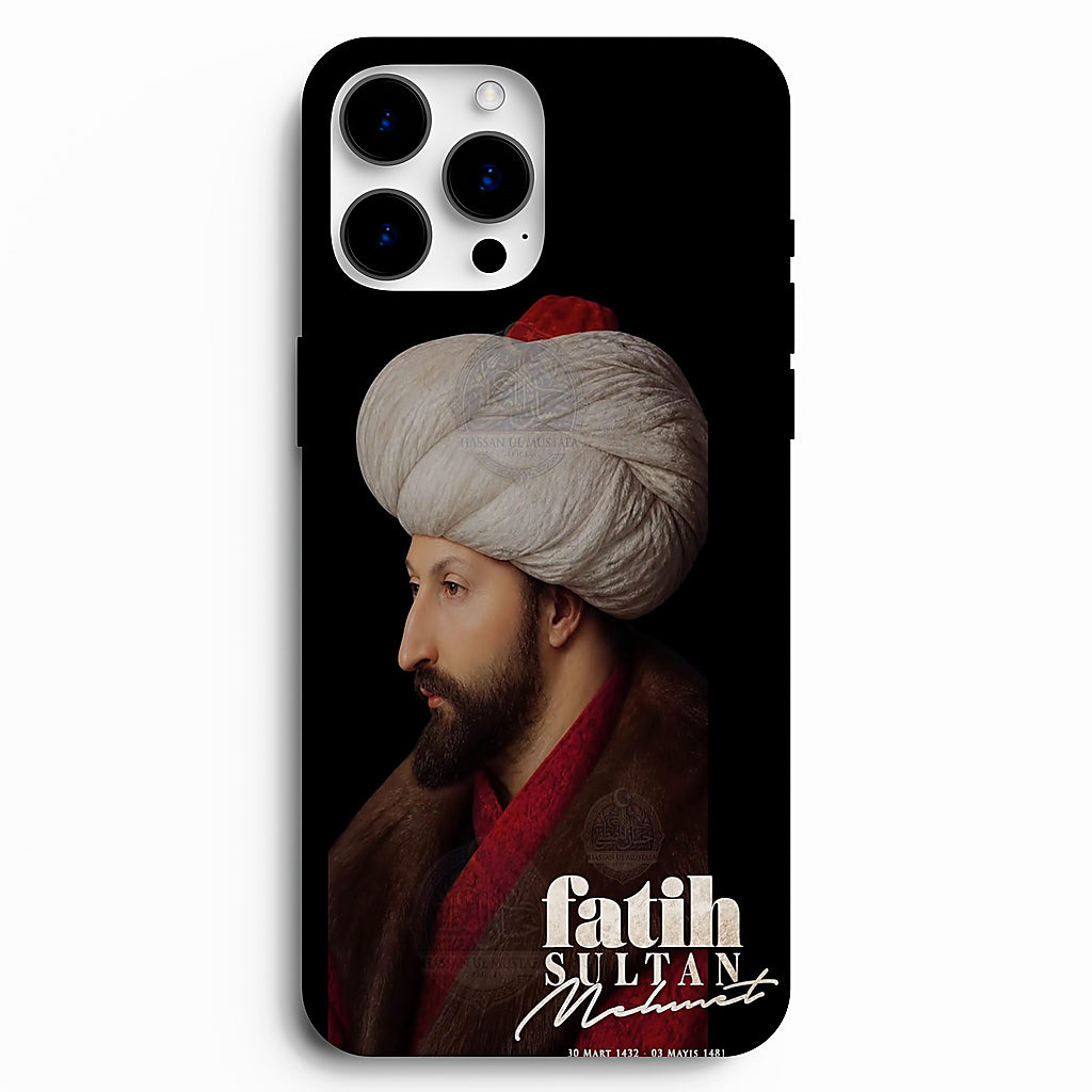 ⚔️ Fatih Sultan Mehmet – İstanbul’un Fatihi Tasarımlı Telefon Kılıfı