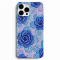 💙 Blue Rose – Mavi Gül Desenli Telefon Kılıfı