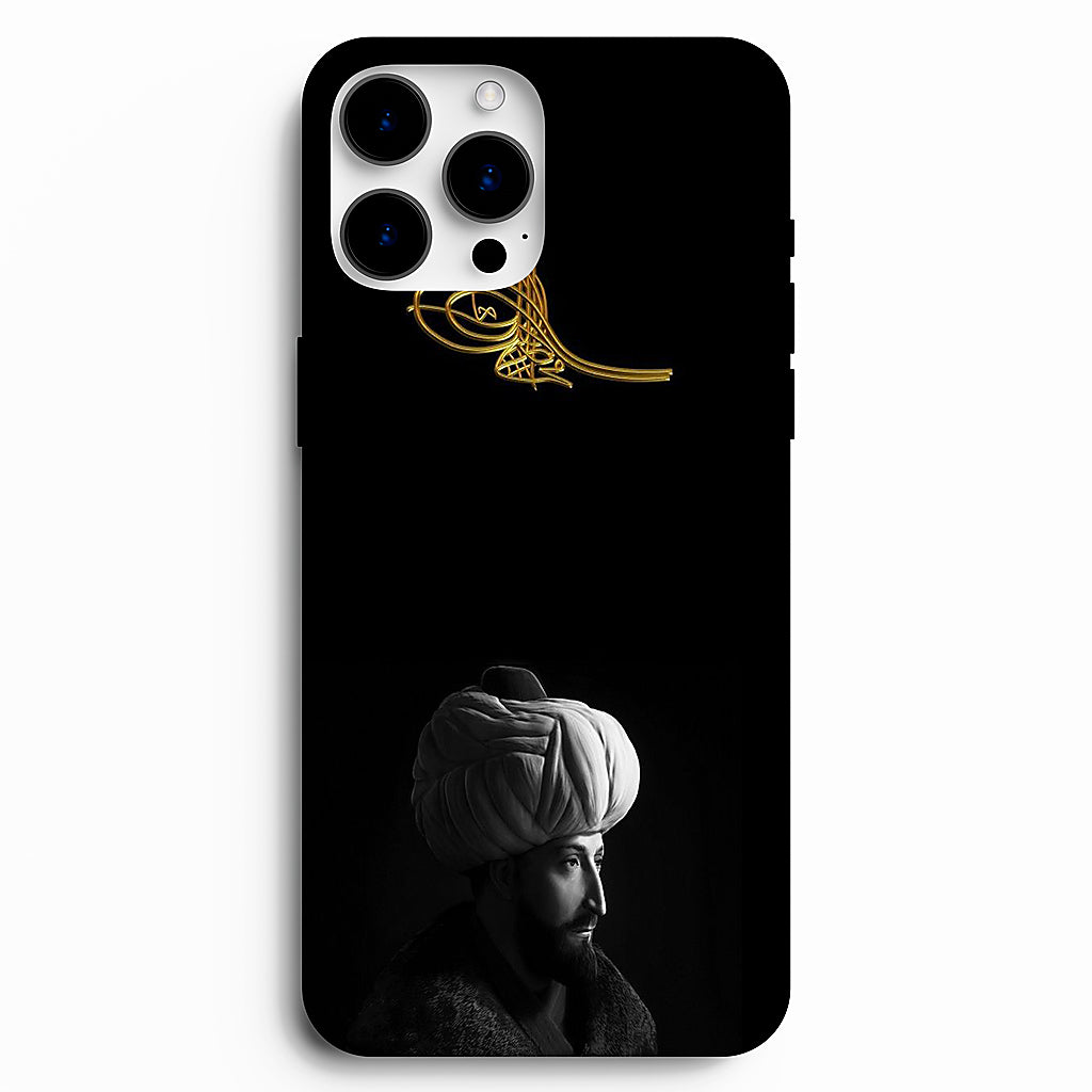 👑 Fatih Sultan Mehmet – Tuğra Tasarımlı Telefon Kılıfı