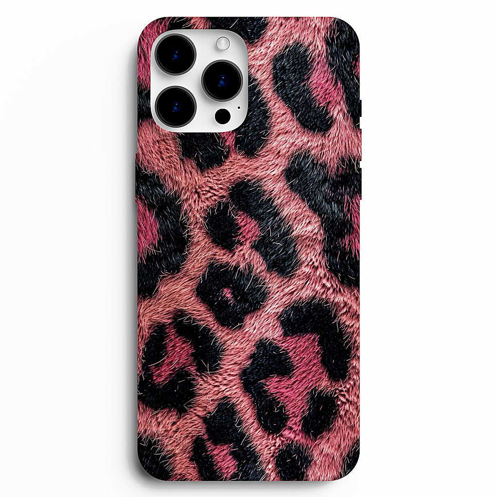 🩷 Pink Wild – Pembe Leopar Desenli Telefon Kılıfı