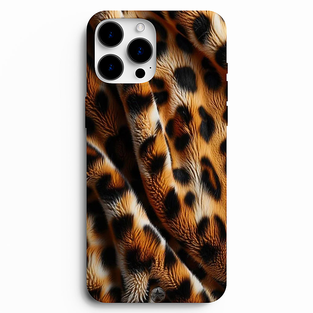 🐆 Golden Wild – Leopar Kürk Desenli Telefon Kılıfı