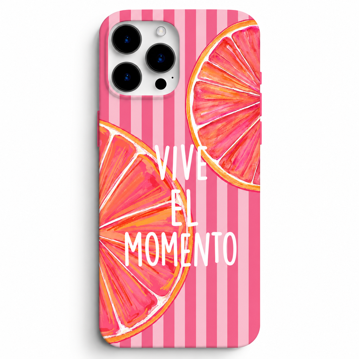 🍊 Vive El Momento – Pembe Greyfurt Telefon Kılıfı