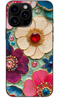 💎 Jewel Garden Mücevher Çiçek Desenli Telefon Kılıfı