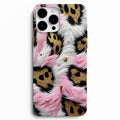 💖 Golden Leopard Pembe Premium Telefon Kılıfı