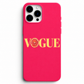 🍊💖 Vogue Citrus – Fuşya Telefon Kılıfı
