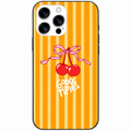 🍒  Good Times Cherry – Kiraz & Fiyonk Tasarımlı Telefon Kılıfı