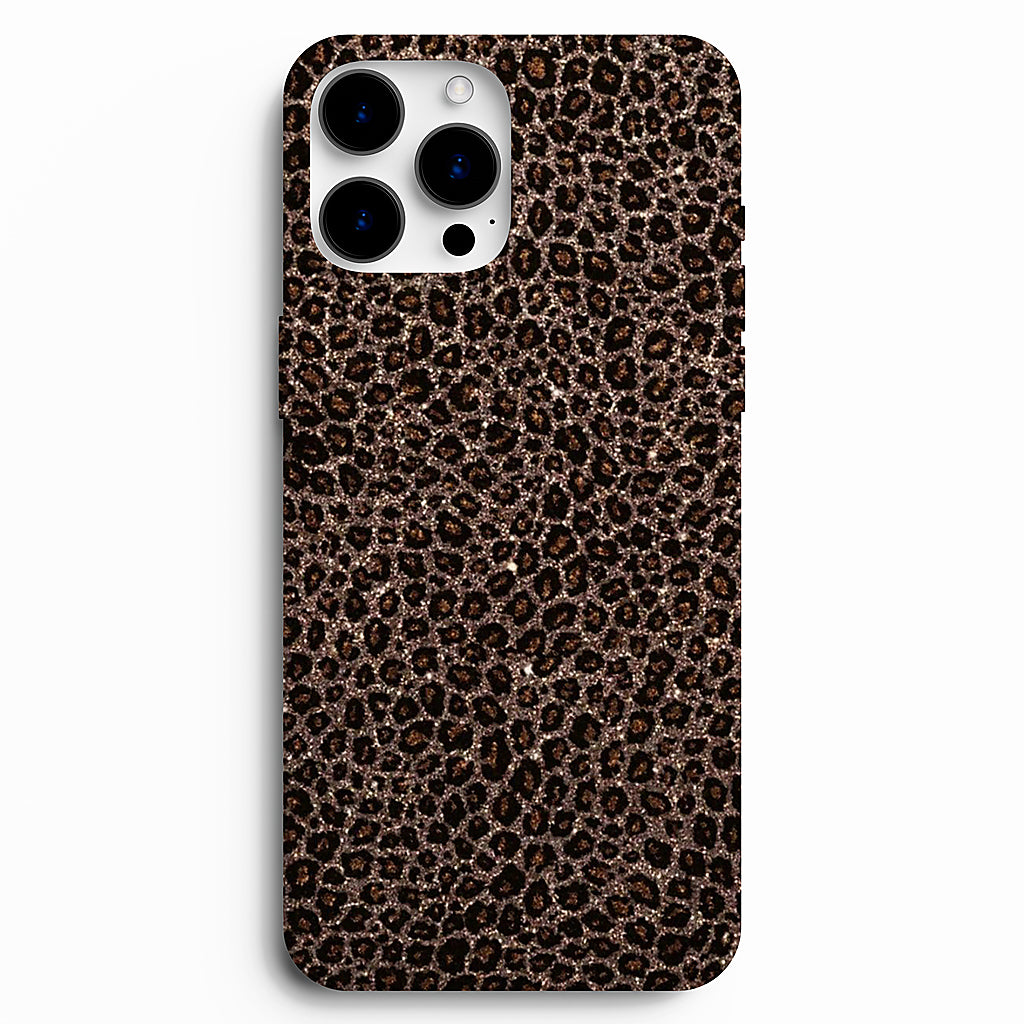 ✨ Glitter Leopard Işıltılı Telefon Kılıfı