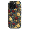 🌹 Vintage Garden – Bordo & Krem Çiçekli Telefon Kılıfı