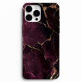 🍷 Bordo Mermer Gold Telefon Kılıfı