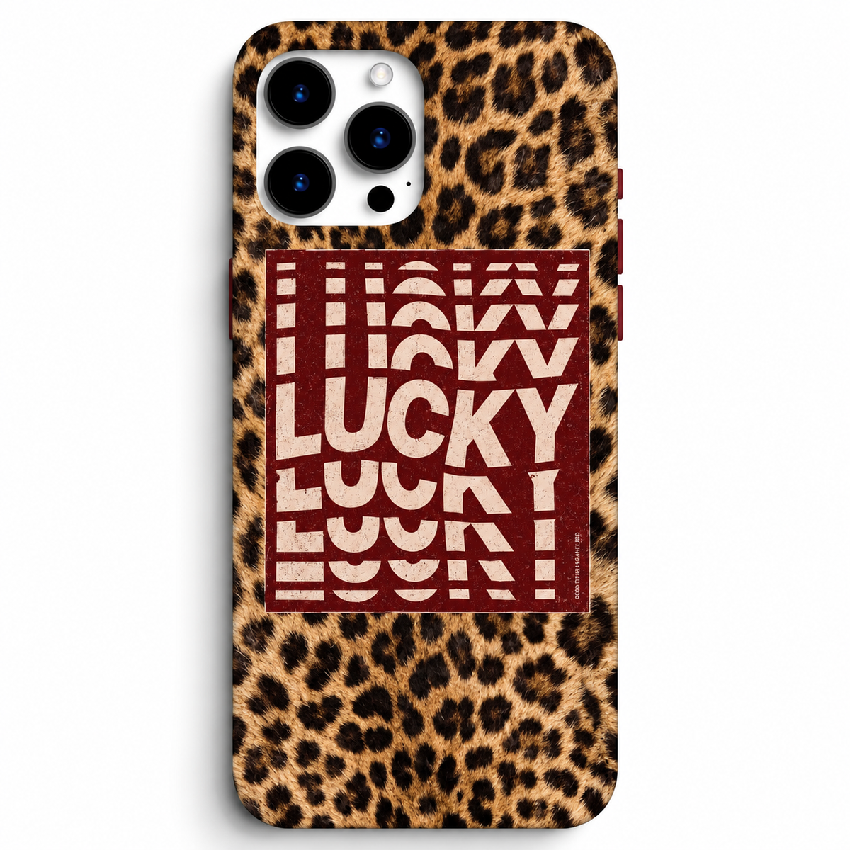 🐆🍀 Lucky Leopard – Leopar Desenli Telefon Kılıfı