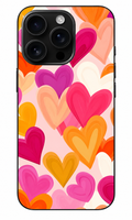 💕 Colorful Hearts – Renkli Kalpler Telefon Kılıfı