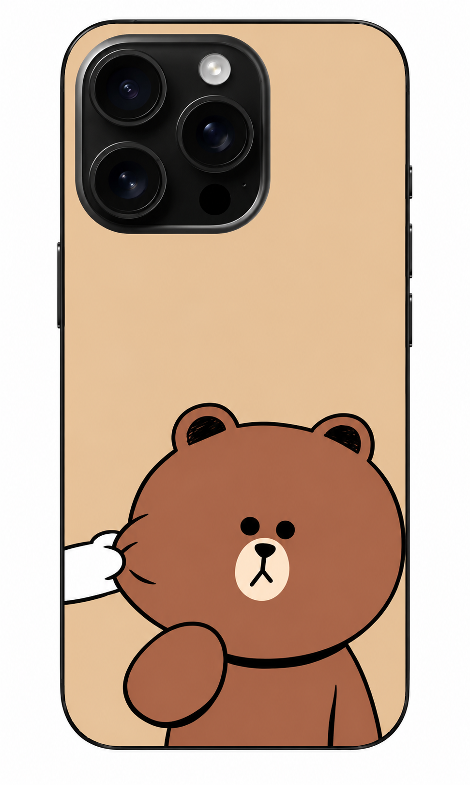 🐻 Brown Bear – Sevimli Ayıcık Telefon Kılıfı