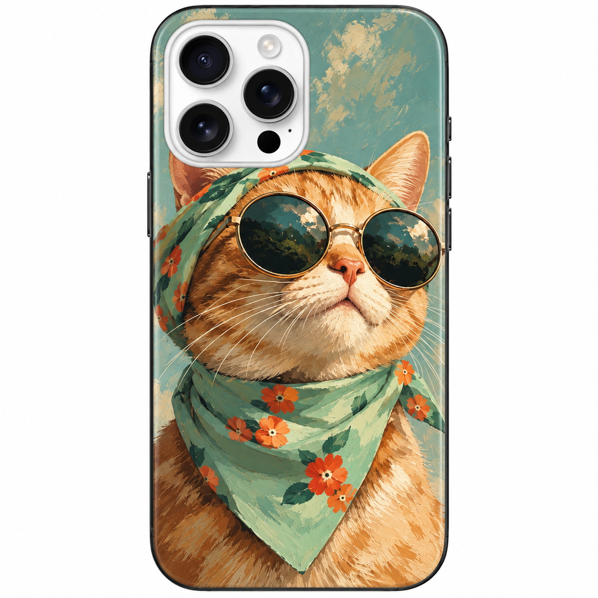 😎 Cool Cat – Gözlüklü Kedi Telefon Kılıfı