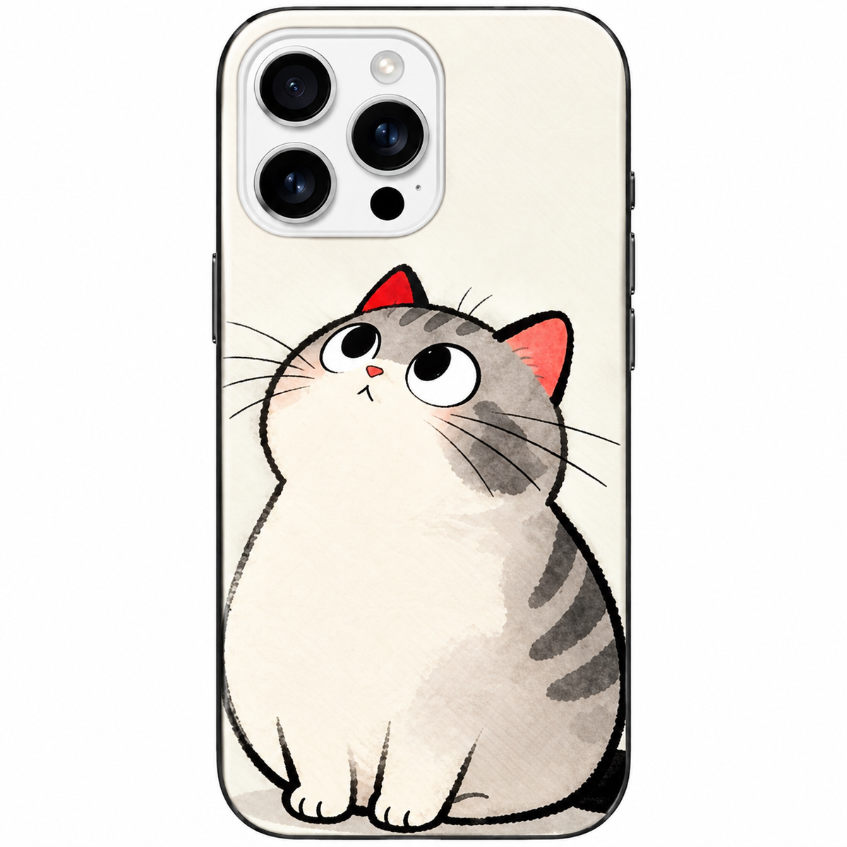 🐱 Minik Meraklı – Sevimli Kedi Telefon Kılıfı