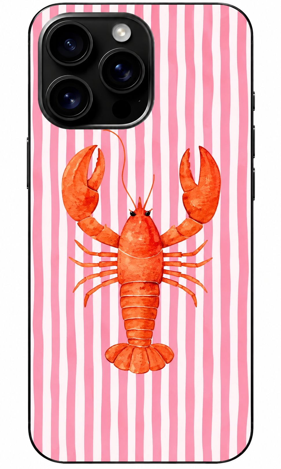 🦞 Pink Lobster – Istakoz Desenli Telefon Kılıfı
