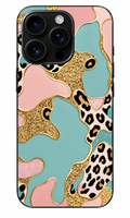 ✨ Golden Leopard – Pastel Leopar Desenli Telefon Kılıfı