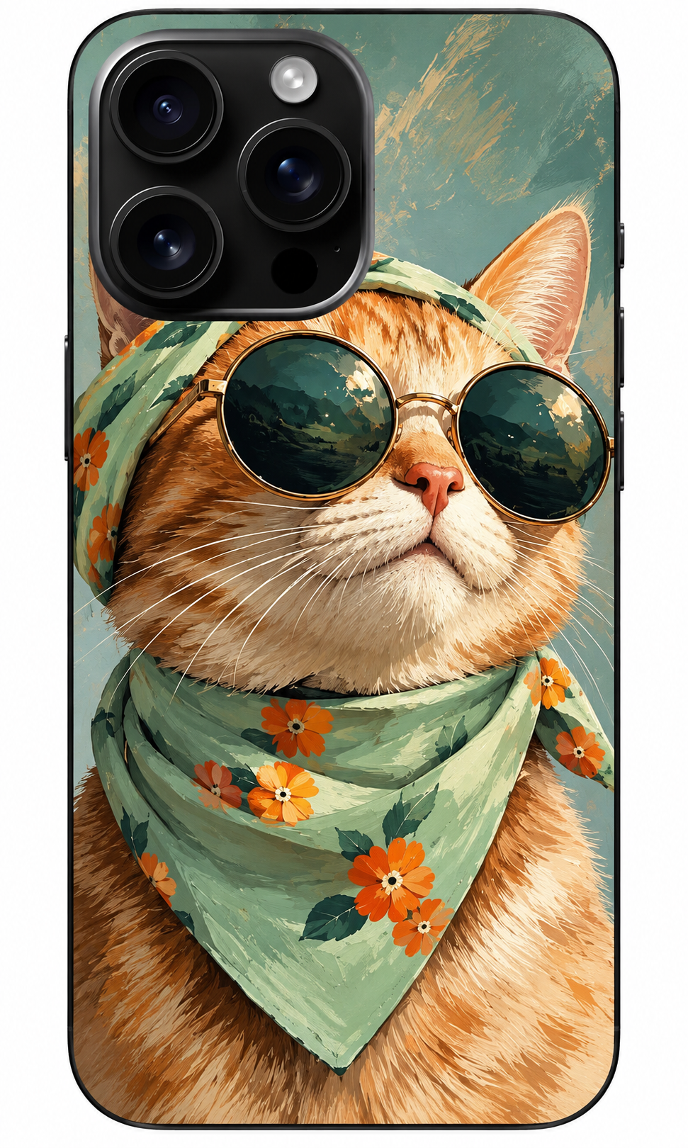 😎 Cool Cat – Gözlüklü Kedi Telefon Kılıfı
